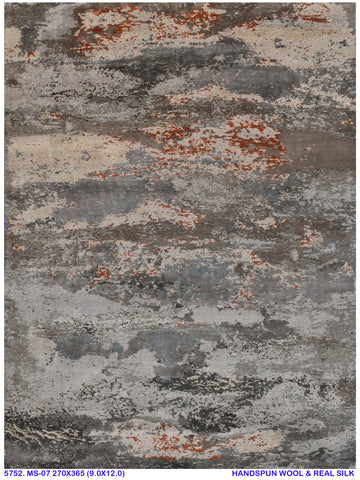 Wool & Real-Silk-Carpet-MS-07-270 X 370-5752