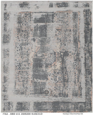 Wool & Real-Silk-Carpet-SRE-413-250 X 300-7763