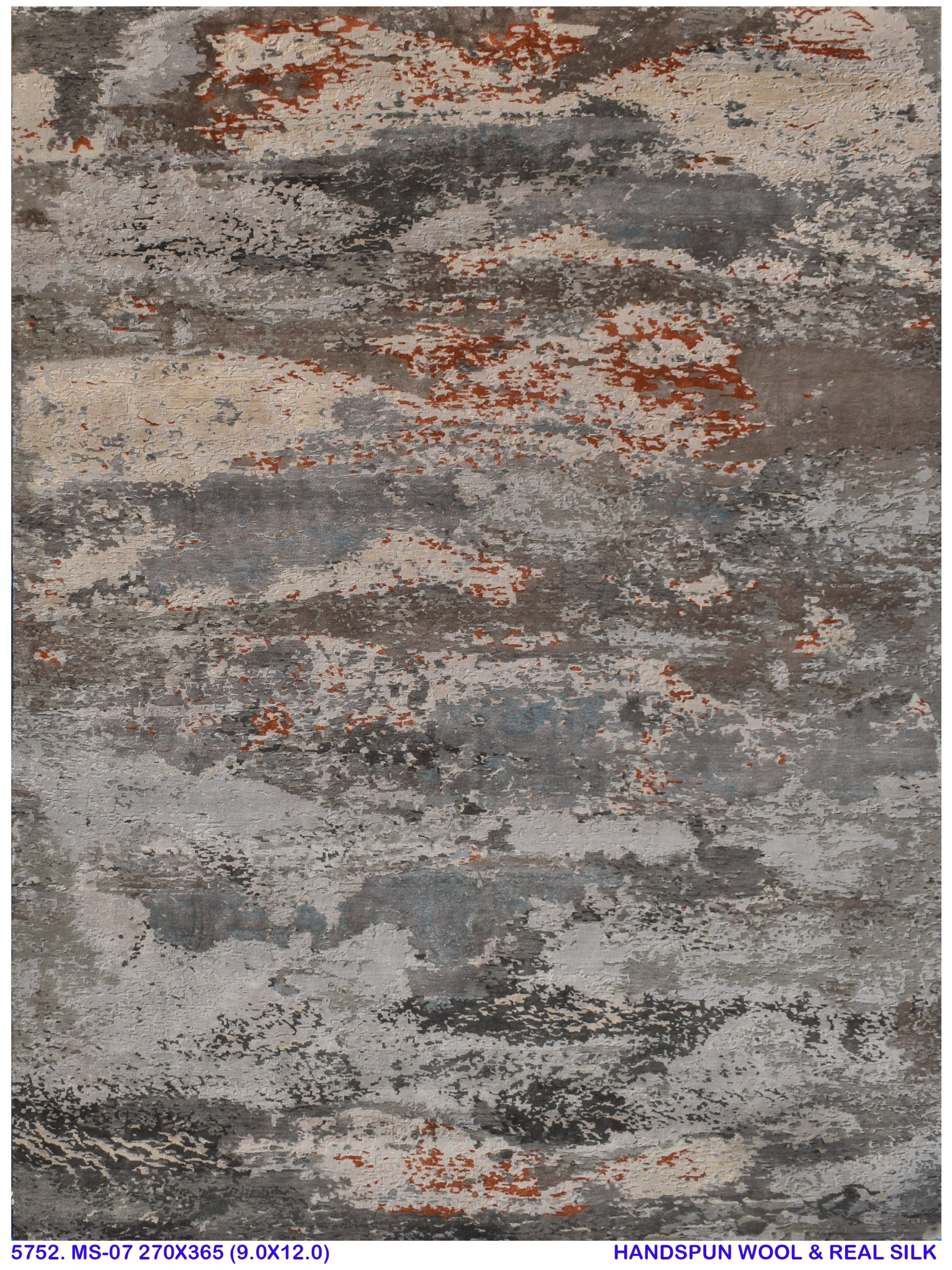 Wool & Real-Silk-Carpet-MS-07-270 X 370-5752