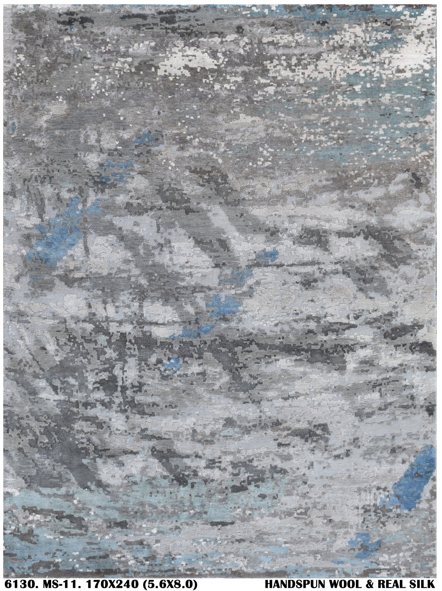 Wool & Real-Silk-Carpet-MS-11-170 X 240-6130