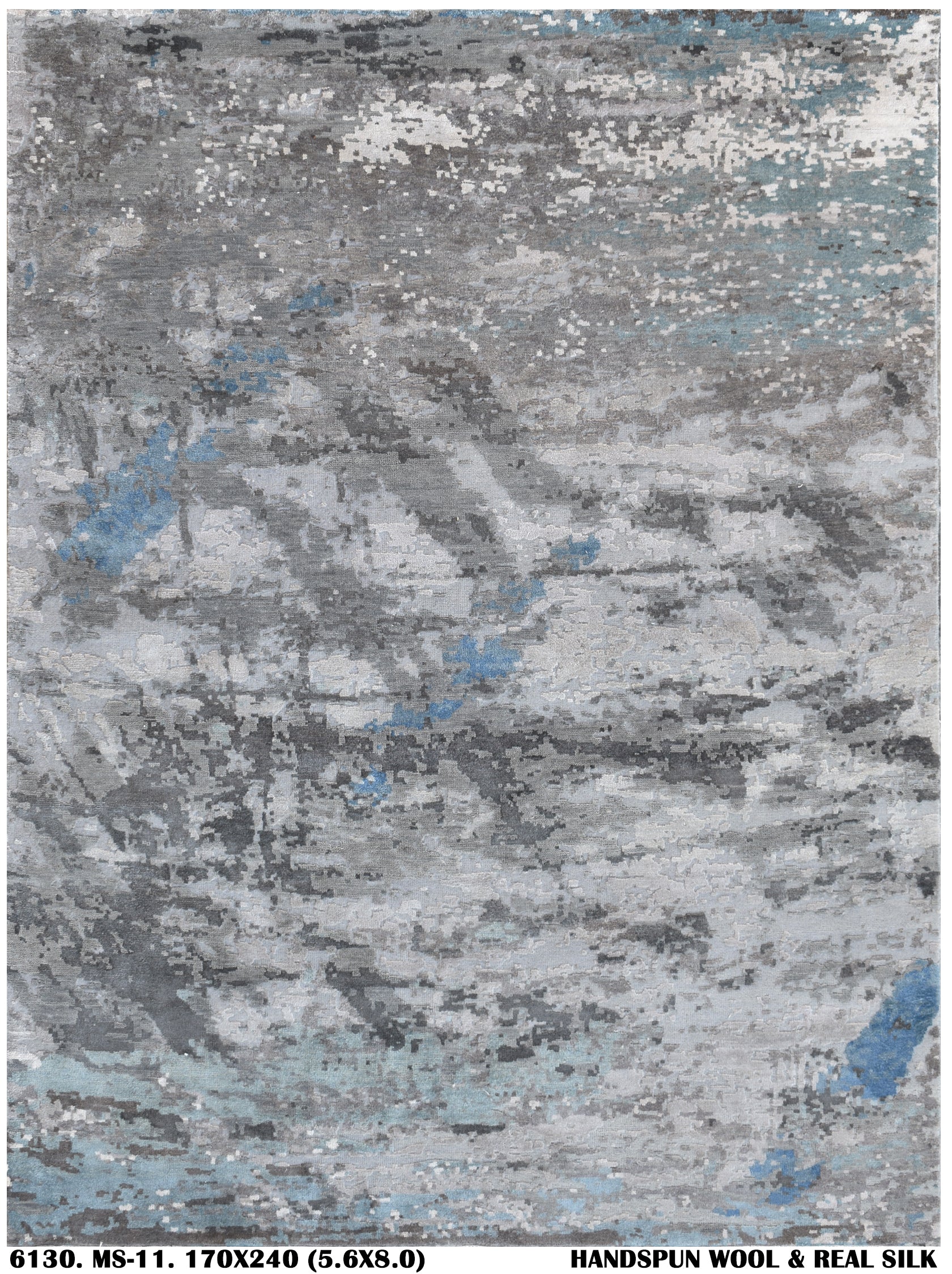 Wool & Real-Silk-Carpet-MS-11-170 X 240-6130