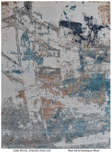 Wool & Real-Silk-Carpet-MS-63-270 X 370-7268