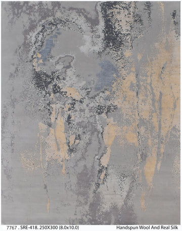 Wool & Real-Silk-Carpet-SRE-418-250 X 300-7767