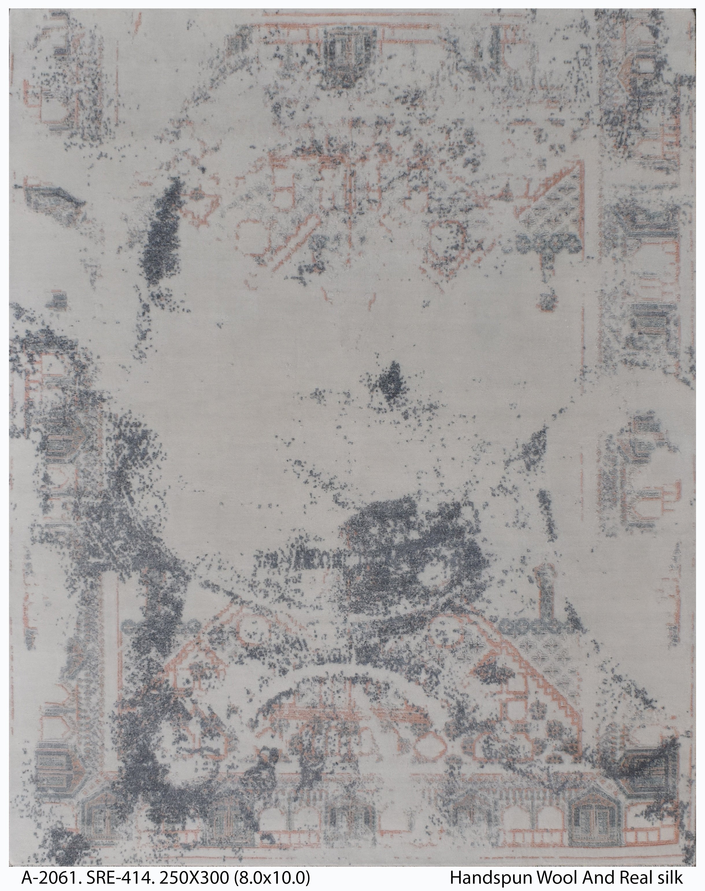 Wool & Real-Silk-Carpet-SRE-414-250 X 300-A-2061